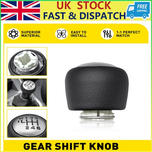 Gear knob black - black, speed