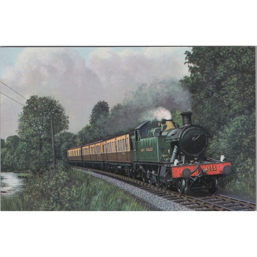 Postcard train 4555 on - postcard, of