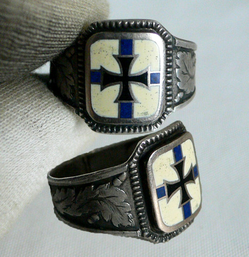 Ring german ww2 wwii oak - ring,