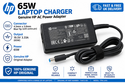 Genuine 65w laptop charger - genuine,