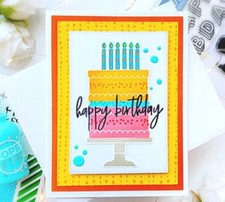 Clear Stamps Birthday Cake