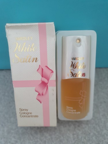 Yardley white satin - satin, spray