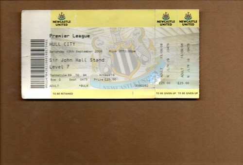 Used ticket newcastle united - -,