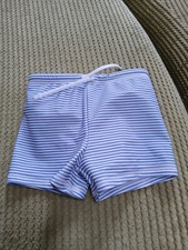 Baby  Boy's M&S Swim Shorts With Swim Swim Nappy Indide Age 6-9 months