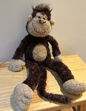 Jellycat Monkey Long Tail Brown Tan Soft Toy Plush Retired  20”