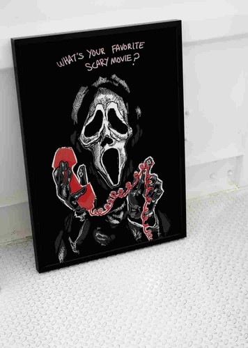 Scream horror movie poster - scream,