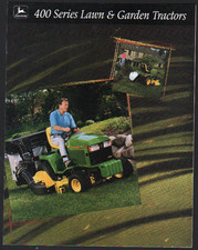 John Deere "400 Series" Lawn & Garden Tractors Brochure Leaflet