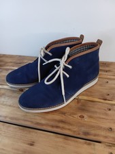 Fred Perry Womens Navy Seude