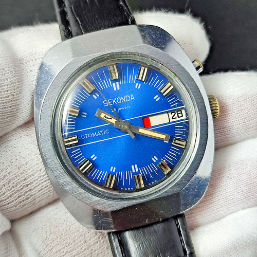 Vintage soviet watch slava - vintage,