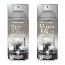 x2 Rust-Oleum Mirror Effect