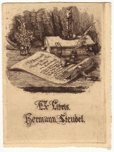 Anonym exlibris für - exlibris,