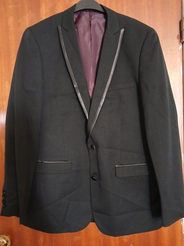 Mens tesco black tuxedo - f&f,
