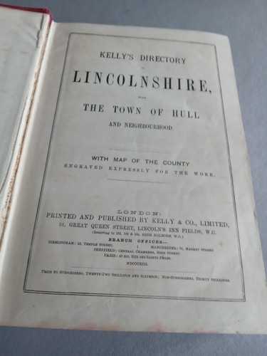 1892 kelly directory of - directory,