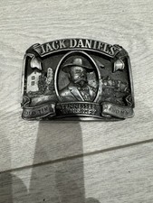 Jack Daniel's Old Time Tennessee Whiskey belt buckle - USA rare Collectible