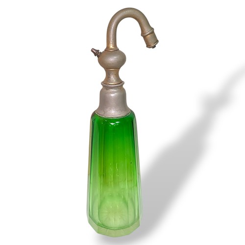 Vintage green glass atomizer - vintage,