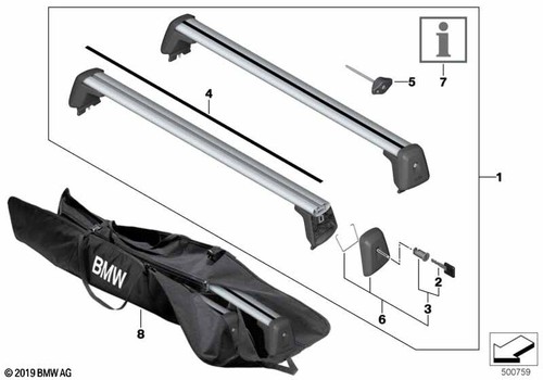 Bmw genuine roof - bmw, rack