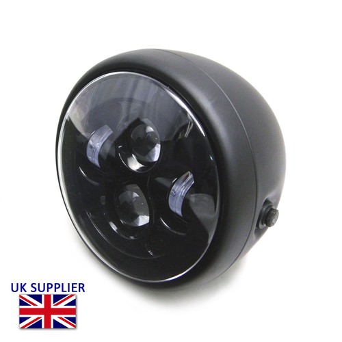 Motorcycle led headlight - headlight, matt