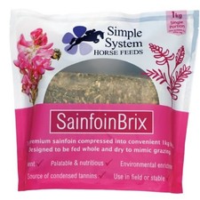 HORSE TREATS - Simple System Sainfoin Brix Single 1kg - Treats
