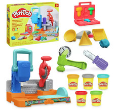 Fast Delivery Play-Doh Stamp & Saw Tool Bench Christmas Kid Toy Gift Fun Game