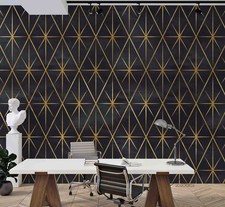 3D Line Geometry Art Deco