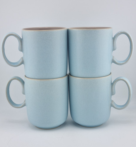 Denby blue ceramic mugs duck - denby,