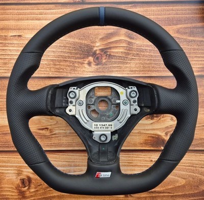 Leather steering wheel fit - leather,