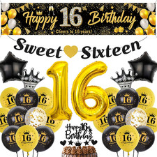 16Th Birthday Decorations for