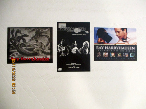 Ray harryhausen signed 4x5 - harryhausen,