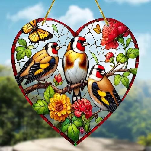Goldfinch bird branch - goldfinch,