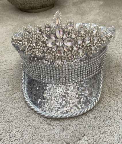 Silver sequin captain military - sequin,