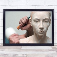 Wood Woodcarving Arts Art Carving Walpoth Valgardena Artist Wall Art Print