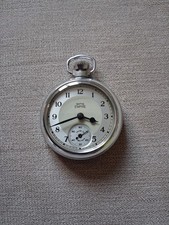 A  VERY GOOD VINTAGE 1957  'SMITHS  EMPIRE GT BRITAIN'   POCKET WATCH - SERVICED