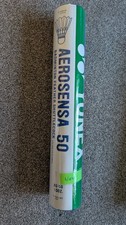 New tube - Yonex  Aerosensa 50 Feather Badminton Shuttlecocks Dozen RRP £38.00