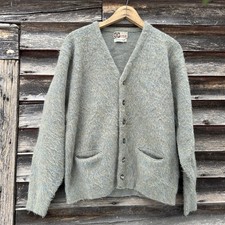 Vintage 60s Green Mohair