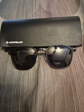 Montblanc Grey Square Men's Sunglasses MB0098S Excellent Condition 