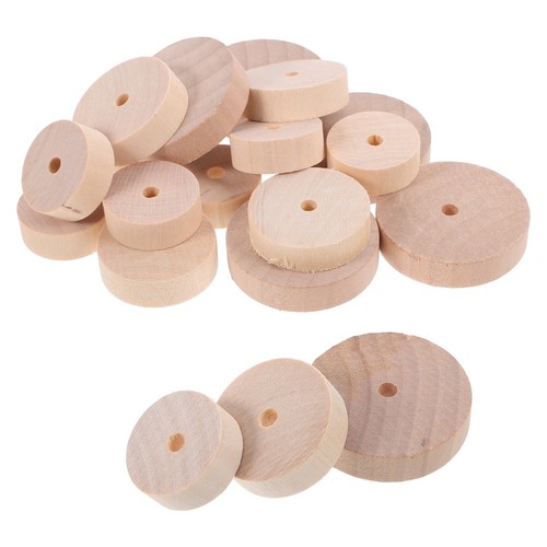 30pcs reusable wooden wheels - reusable,