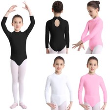 Kids Girls Rompers Workout Jumpsuit Practice Leotard Show Bodysuit Gym Unitard