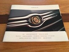 CHRYSLER USA 2004 MODEL BROCHURE 300 CROSSFIRE PACIFICA SEBRING CONV PT CRUISER 