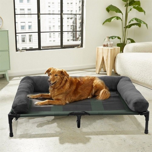 Large elevated dog bed - large,