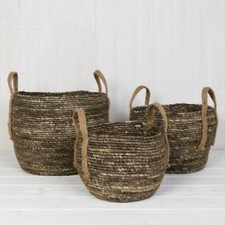 Natural Fibre Sea Grass Basket