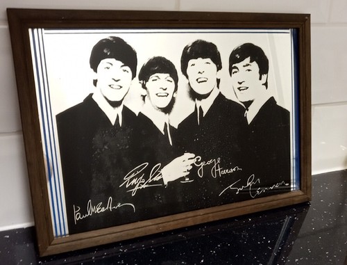 Beatles mirror vintage - beatles,