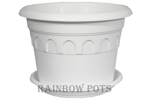 Plastic plant pots decor - plastic,