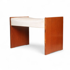 Mid Century Teak Stag Dressing Table Stool
