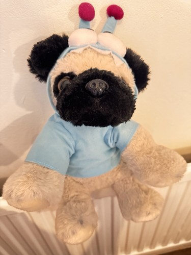 Cute pug teddy bear soft - pug,