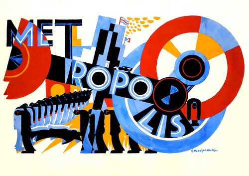 Metropolis 1926 movie poster - metropolis,