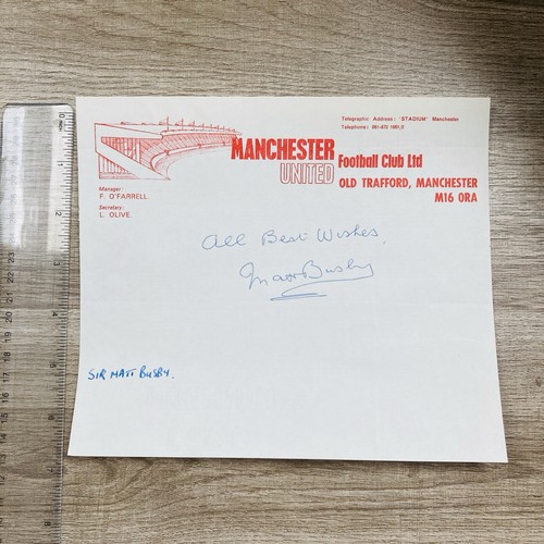 Sir matt busby - matt, original