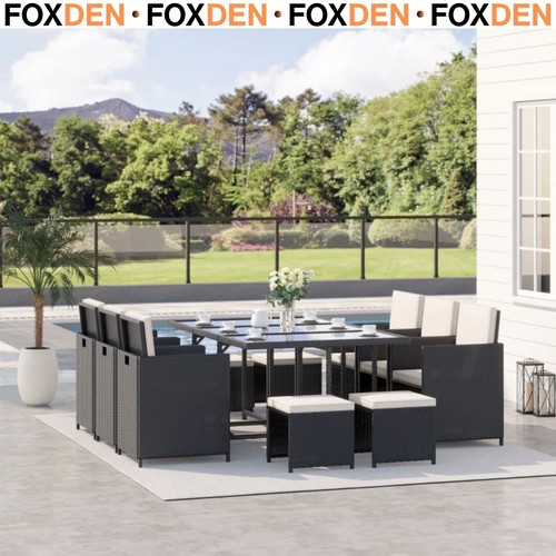 Rattan dining set garden - rattan,