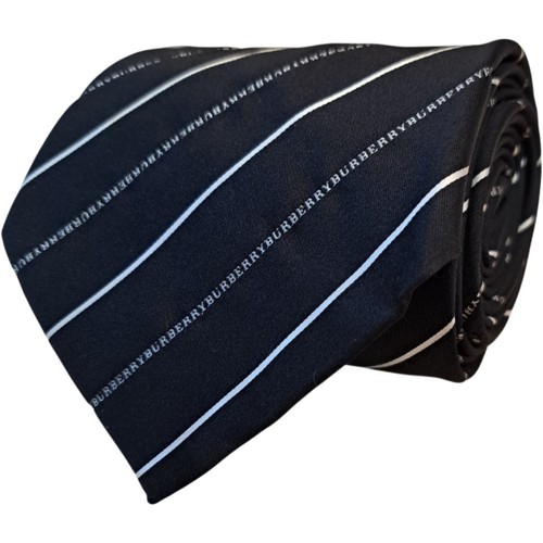 Burberry mens tie black - tie,