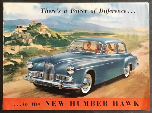 Humber hawk car sales brochure - car,