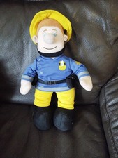 Fireman Sam 12" Soft Toy With Hat
